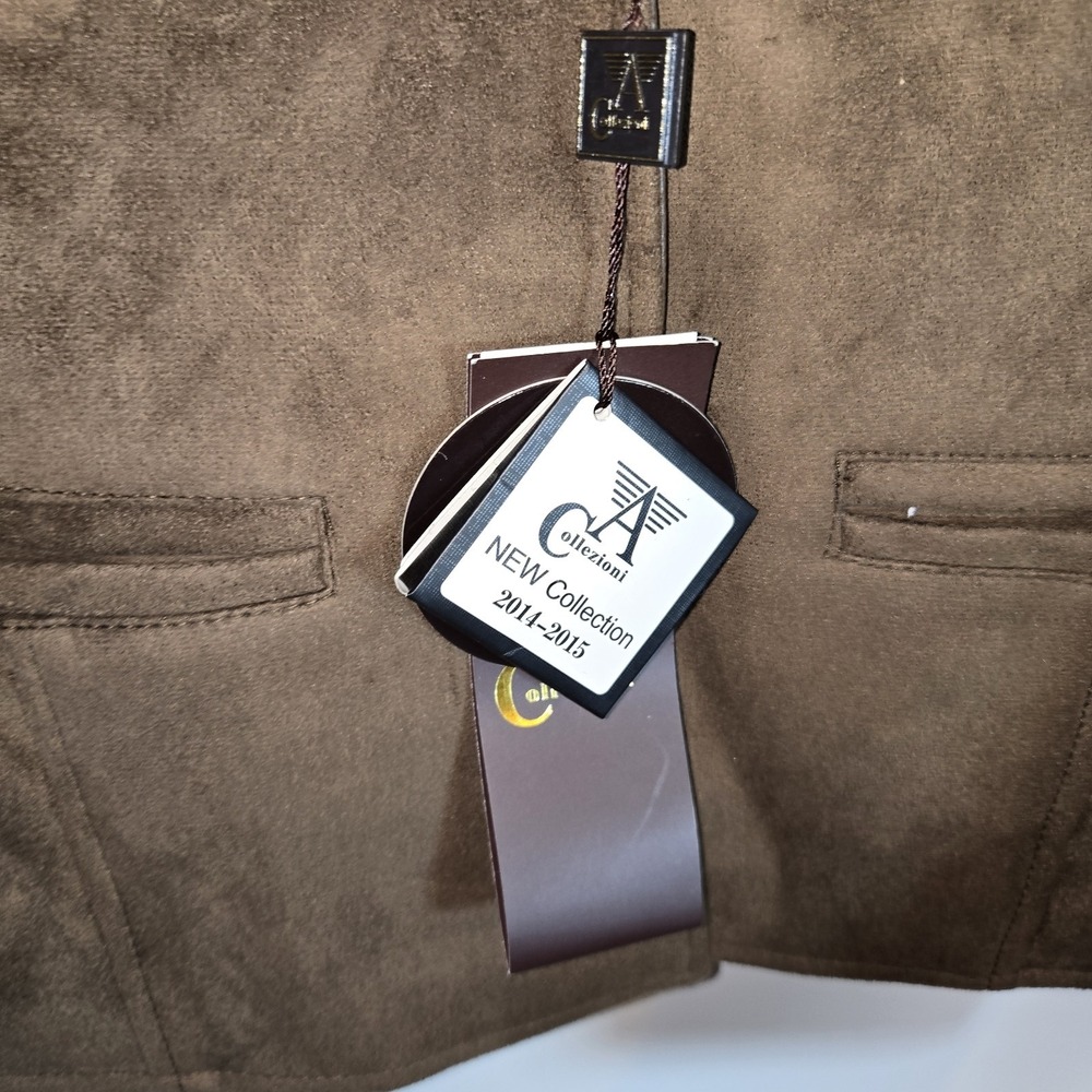 A Collezione olive/brown cropped jacket - Picture 4 of 11
